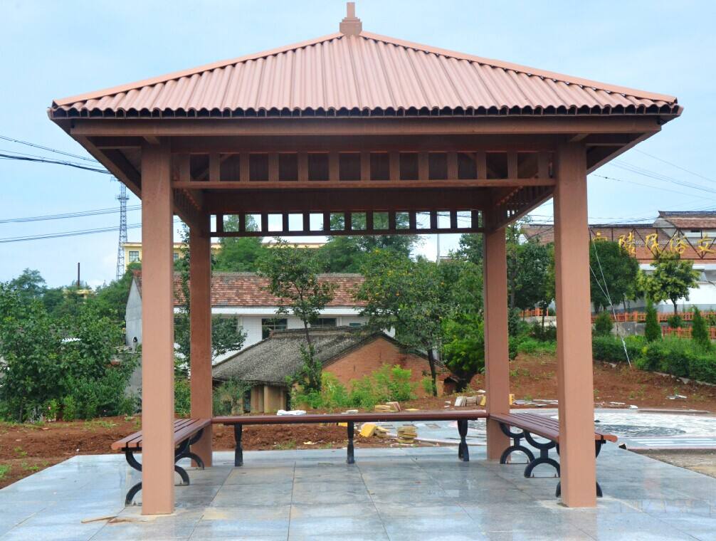 塑木涼亭